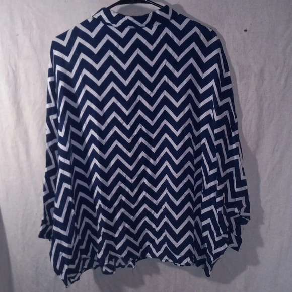 The Zig Zag Stripe Large Dolman sleeve - Picture 6 of 7